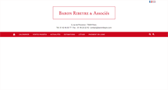 Desktop Screenshot of baronribeyre.com